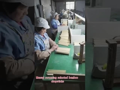 수동 선별 대나무 젓가락