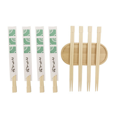 맞춤식 로고 자연 환경 보호 일회용 Bambu Chopsticks 이중 Chopsticks
