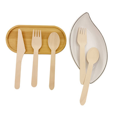 17cm 일회용 Bambu 식기 위생 및 일회용 Bambu 포크 일회용