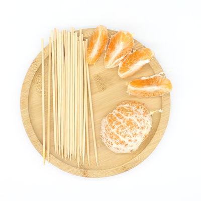 비 스틱 BBQ 비 코팅 된 Bambu Stick 비 코팅 된 Bambu Grilling Skewers 위생적이고 편리합니다
