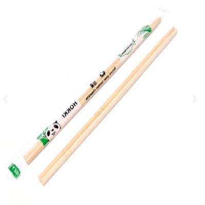 100% 천연 원형 스틱 일회용 Bambu Chopsticks 친환경 및 생분해