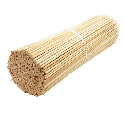 둥근 BBQ Bambu Stick 4.0 너비 BBQ Bambu Skewers 생물분해성