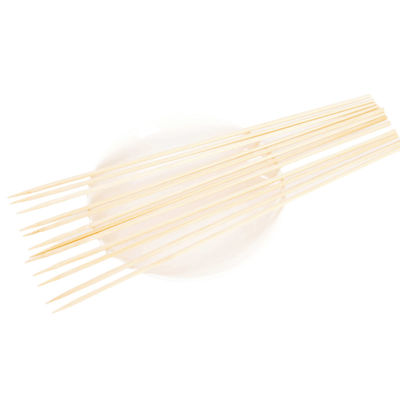 둥근 BBQ Bambu Stick 4.0 너비 BBQ Bambu Skewers 생물분해성