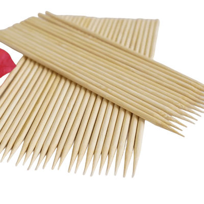 환경 친화적 인 BBQ Bambu Stick 생물 분해 가능한 Bambu Barbecue Stick 휴대용