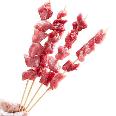 자연색 일회용 Bambu Barbecue Stick 편리 한 곰팡이 방지