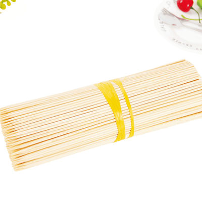생분해성 Bambu Skewers 바비큐 Skewer Stick 부드러운 표면