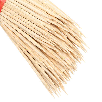 생분해성 Bambu Skewers 바비큐 Skewer Stick 부드러운 표면