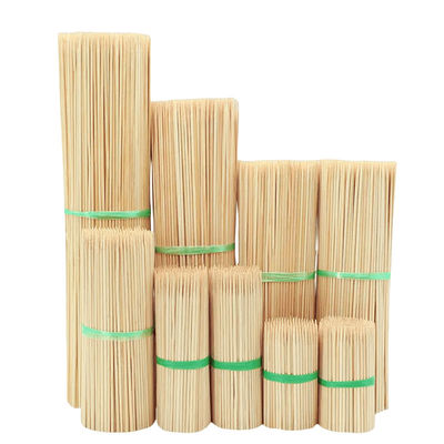 생분해성 Bambu Skewers 바비큐 Skewer Stick 부드러운 표면
