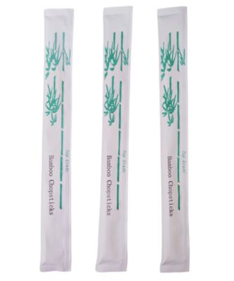 Wholesale delicate customize bamboo chopstick natural Round/Twin/Tensoge bamboo chopsticks individual paper sleeve