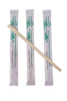 Tensoge Bamboo Chopsticks With Logo Print Individual Full Paper Wrapped  Twins Tensoge Round Bulk disposable bamboo chopsticks