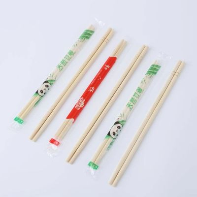 Natural Insect-Resistant Sanitary Round Bamboo Chopsticks with Polishing for Household and Restaurant Use