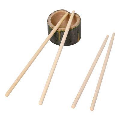 환경 친화적 일회용 Bambu Chopsticks 현대 둥근 형태 캠핑 및 호텔을위한 지속 가능하고 건강한 플랫웨어